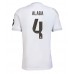 Real Madrid David Alaba #4 Hjemmedrakt 2025-26 Korte ermer